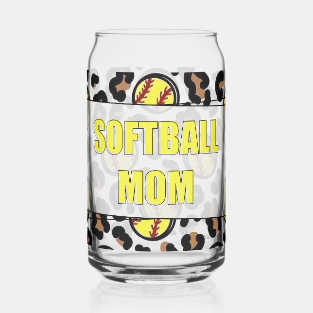 Verre Canette Maman de softball (Gauche)