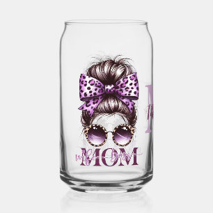 Verre Canette Maman Femme Patron Chignon Sale Violet