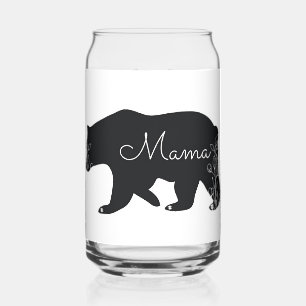 Verre Canette Maman Ourse