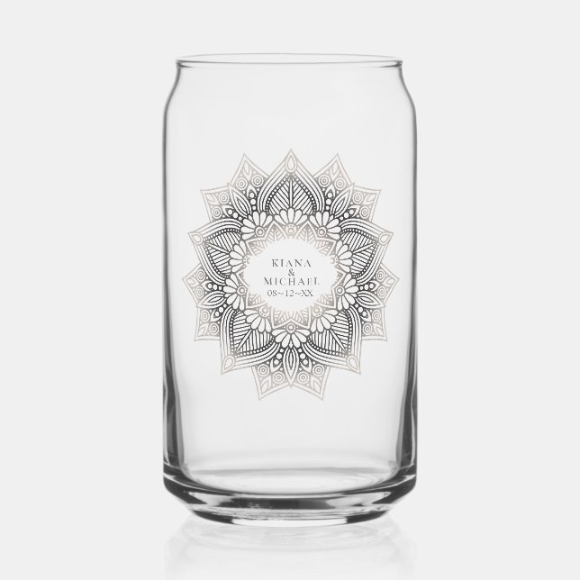 Verre Canette Mandala Lace Mariage Neutrals ID478 (Verso)