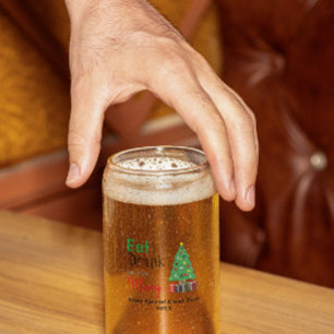 Verre Canette Manger, boire et être joyeux