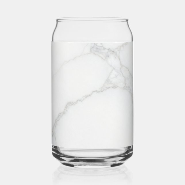 Verre Canette Marbre Blanc (Recto)