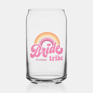 Verre Canette Mariée Babe Bachelorette Nom personnalisé