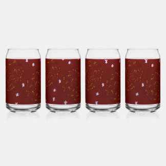 Verre Canette Marigolds with Stars