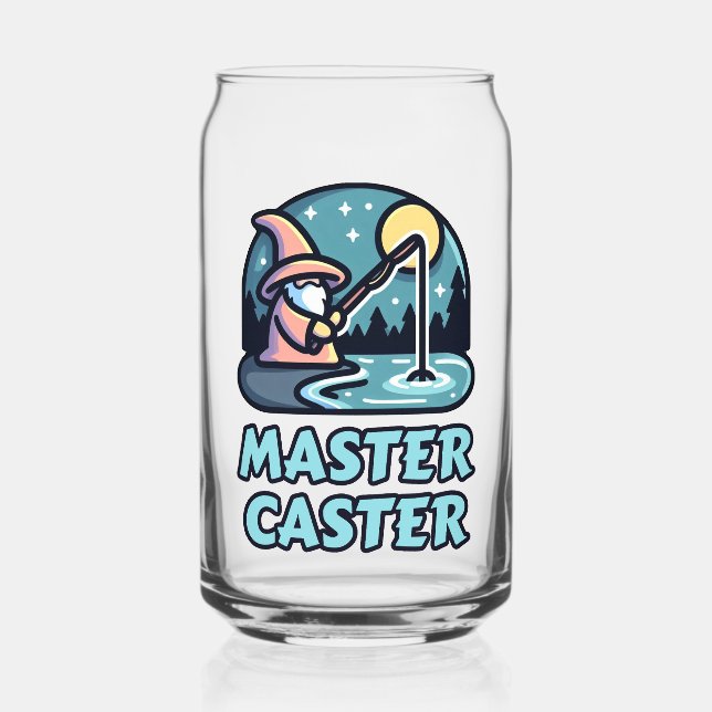 Verre Canette Master Caster Imaginaire Fishing (Recto)