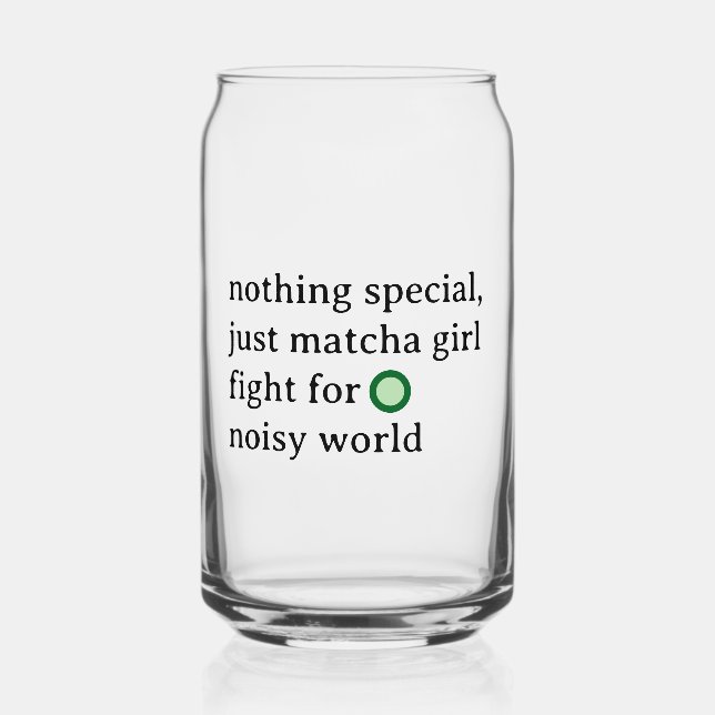 VERRE CANETTE MATCHA MUG (Recto)