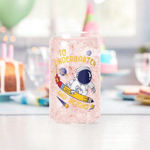 Verre Canette Maternelle et au-delà Astronaute Rentrée scolaire