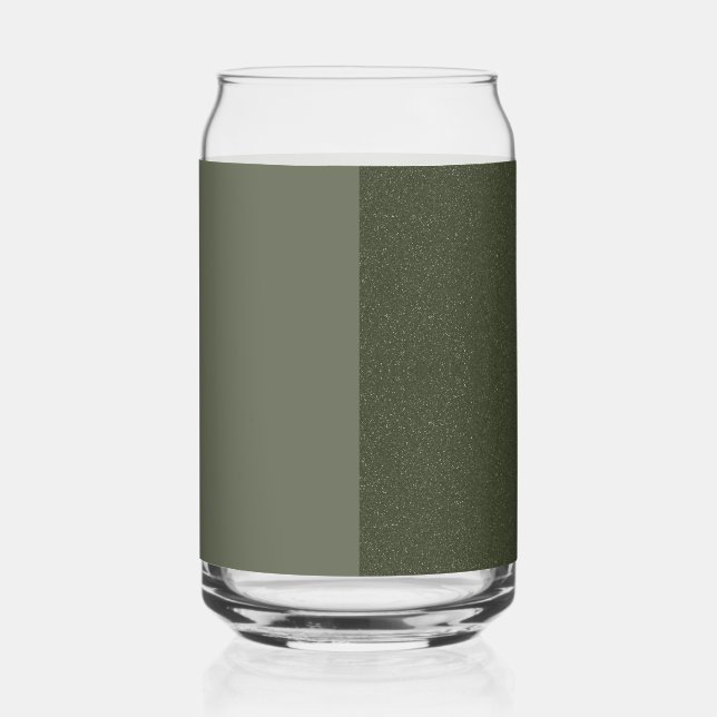 Verre Canette Matte et Parties scintillant Moss Green Custom Gla (Gauche)