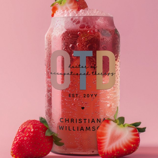 Verre Canette Médecin de l'ergothérapie sur mesure (Créateur téléchargé)