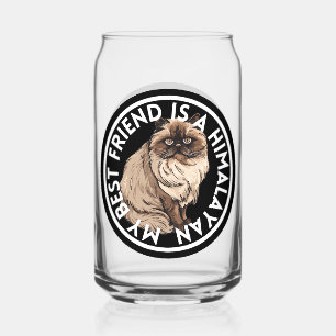 Verre Canette Meilleur ami Himalayan Chat