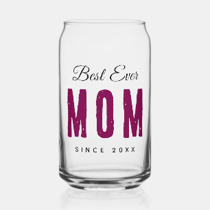 Verre Canette Meilleur massage personnalisé pour maman - Cadeau