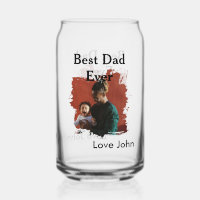 Meilleur papa du monde cadeau photo nom simple pou