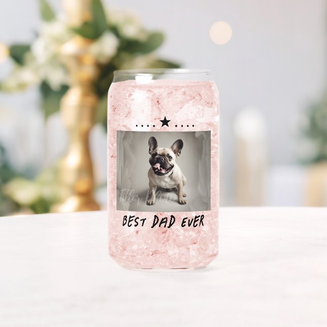 Verre Canette Meilleur Papa Jamais Photo Fête des pères Whiskey  (Insitu (Mariage))