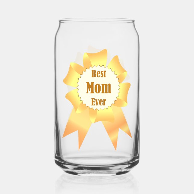 Verre Canette Meilleure maman jamais Golden Lauréat du prix ruba (Verso)