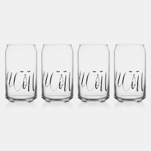 Verre Canette Meow Cat