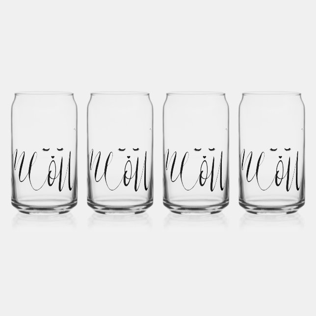 Verre Canette Meow Cat (Recto)