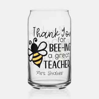 Verre Canette Merci D'Être Une Grande Appréciation D'Enseignant