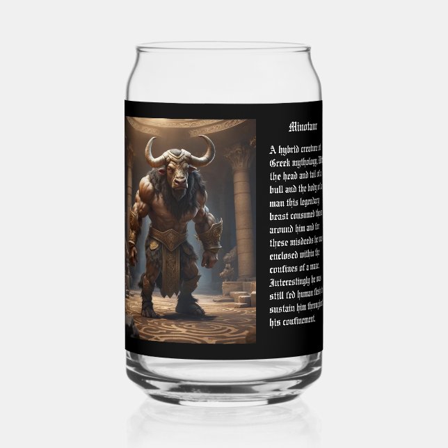 Verre Canette Minotaur (Verso)