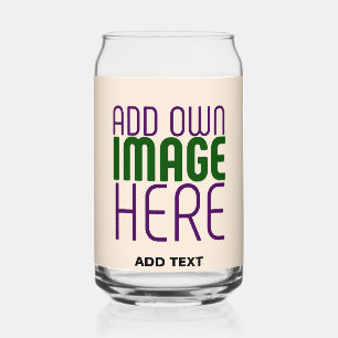 VERRE CANETTE MODÈLE DE TEXTE D'IMAGE NATURELLE SIMPLE ET MODERN