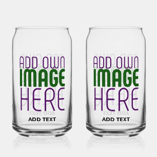 VERRE CANETTE MODÈLE DE TEXTE D'IMAGE SIMPLE ET CLAIR MODERNE