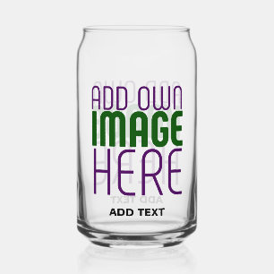 VERRE CANETTE MODÈLE DE TEXTE D'IMAGE SIMPLE ET CLAIR MODERNE