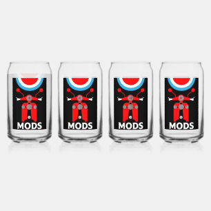 Verre Canette Mods Et Rockers Anglais D'Inspiration vintage