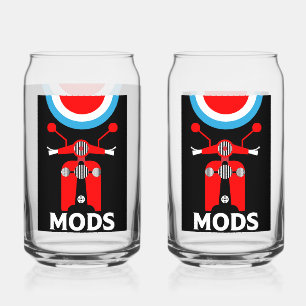Verre Canette Mods Et Rockers Anglais D'Inspiration vintage