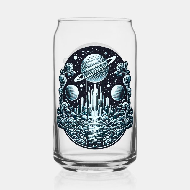 Verre Canette Mondes Fantastiques De L'Espace Extérieur 408 (Recto)