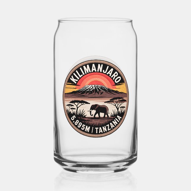 Verre Canette Mont Kilimanjaro (Verso)