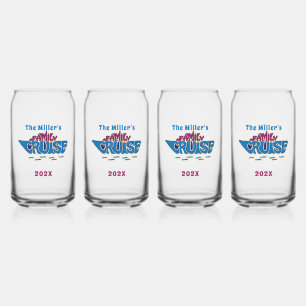 Verre Canette Mot de croisière en famille