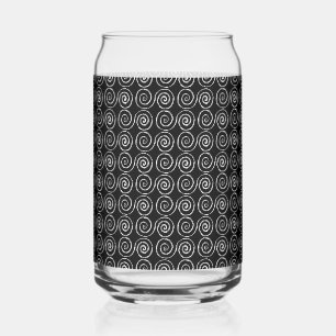 Verre Canette Motif celtique à double spirale