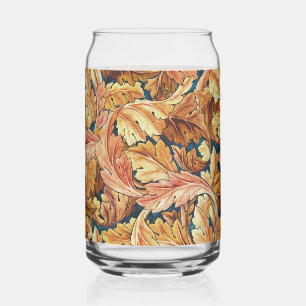 Verre Canette Motif de feuille d'acanthe automnal de William Mor
