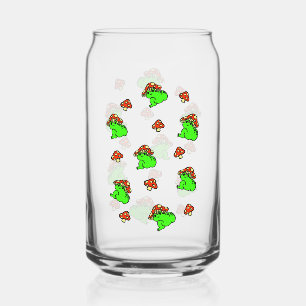 Verre Canette Motif de grenouille de champignons