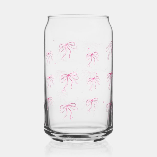 Verre Canette motif de noeuds (Gauche)