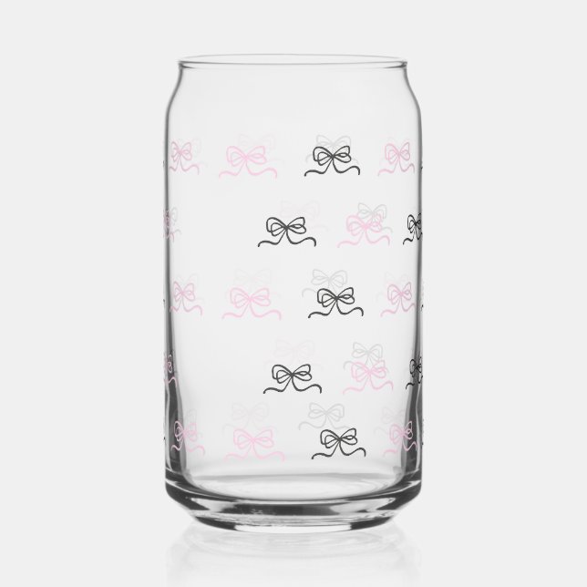 Verre Canette motif de nœuds (Recto)