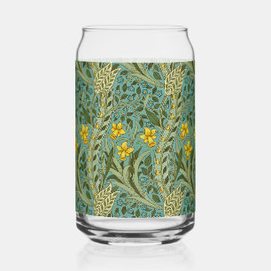 Verre Canette Motif floral classique Narcisse de William Morris