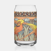 Motif oiseau de la nature Art nouveau français vin