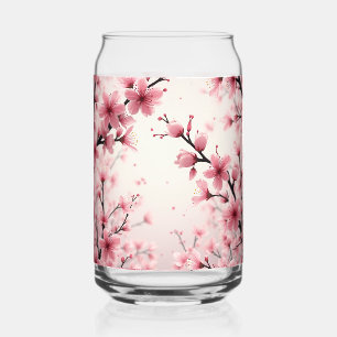 Verre Canette Mug aux jolies fleurs de cerisiers