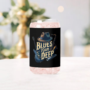 Verre Canette Musique blues esthétique rétro jazz vintage