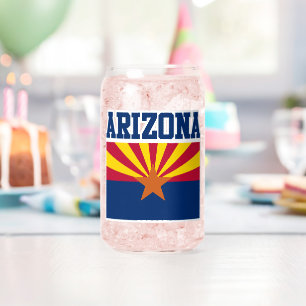 Verre Canette Musique drapeau de l'État de l'Arizona