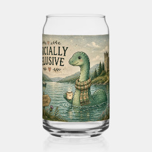 Verre Canette Nessie insaisissable socialement Cryptide cosy Loc