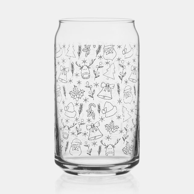Verre Canette Noël  (Gauche)