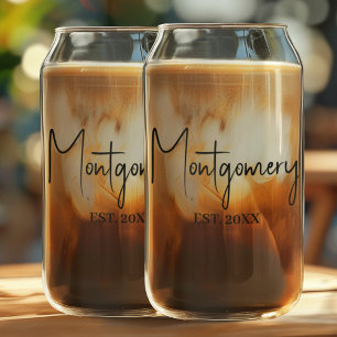 Verre Canette Nom de famille