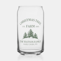 Nom de famille personnalisé Christmas Tree Farm Re