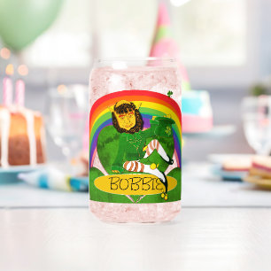Verre Canette Nom de trèfle de lutin