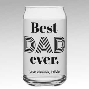 Verre Canette Nom, Fête des pères Best DAD Ever 16oz