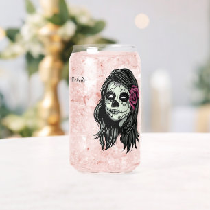 Verre Canette Nom personnalisé de la femme Zombie