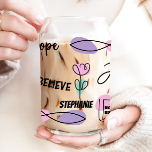 Verre Canette Nom personnalisé de la foi chrétienne