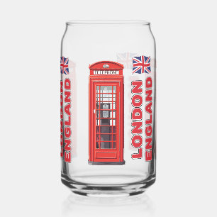 Verre Canette Nom personnalisé Londres Angleterre