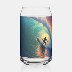 Verre Canette Nom personnalisé Surf